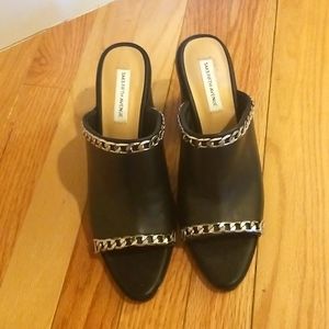 Saks Fifth Avenue Chain Slip On Mule